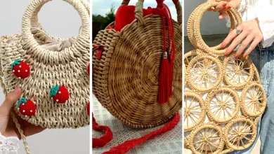 مدل کیف حصیری گرد تابستانی (جدیدترین مدل های ترند امسال ۱۴۰۴ - ۲۰۲۵)