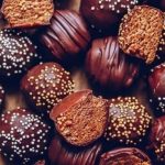 مواد لازم و آموزش ترافل کره بادام زمینی و خرما خانگی (مرحله به مرحله)
