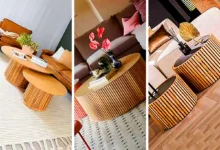 میز عسلی چوبی مدرن (جدیدترین مدل های ترند امسال ۱۴۰۴ - ۲۰۲۵)