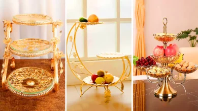 میوه خوری کریستال سه طبقه (جدیدترین مدل های ترند امسال ۱۴۰۴ - ۲۰۲۵)