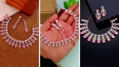 نیم ست کریستالی سنگی و خاص (جدیدترین مدل های ترند امسال ۱۴۰۴ - ۲۰۲۵)