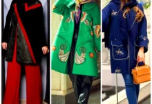 پالتو گلدار مجلسی زنانه (جدیدترین مدل های ترند امسال ۱۴۰۴ - ۲۰۲۵)