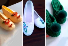 پاپوش بافتنی دخترونه (جدیدترین مدل های ترند امسال ۱۴۰۴ - ۲۰۲۵)
