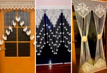پرده زیبای قلاب بافی (جدیدترین مدل های ترند امسال ۱۴۰۴ - ۲۰۲۵)