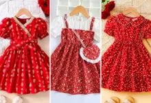 پیراهن بچگانه گل گلی نخی (جدیدترین مدل های ترند امسال ۱۴۰۴ - ۲۰۲۵)