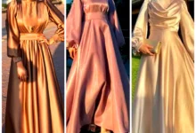 پیراهن ساتن نباتی (جدیدترین مدل های ترند امسال ۱۴۰۴ - ۲۰۲۵)