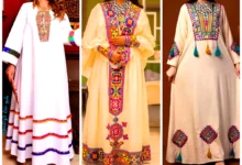 پیراهن سنتی اسلیمی زیبا (جدیدترین مدل های ترند امسال ۱۴۰۴ - ۲۰۲۵)