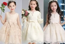 پیراهن عروسکی دخترانه نباتی (جدیدترین مدل های ترند امسال ۱۴۰۴ - ۲۰۲۵)