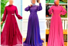 پیراهن مجلسی حریر مدرن (جدیدترین مدل های ترند امسال ۱۴۰۴ - ۲۰۲۵)