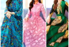 پیراهن نخی خنک طرحدار (جدیدترین مدل های ترند امسال ۱۴۰۴ - ۲۰۲۵)