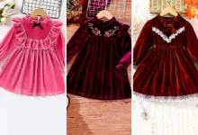پیراهن چین چین مخملی (جدیدترین مدل های ترند امسال ۱۴۰۴ - ۲۰۲۵)