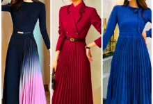 پیراهن کلوش میدی (جدیدترین مدل های ترند امسال ۱۴۰۴ - ۲۰۲۵)