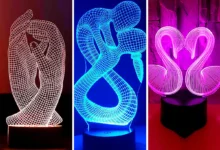 چراغ خواب 3 بعدی LED (جدیدترین مدل های ترند امسال ۱۴۰۴ - ۲۰۲۵)