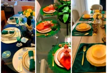 چیدمان شیک و جذاب میز غذاخوری (جدیدترین مدل های ترند امسال ۱۴۰۴ - ۲۰۲۵)