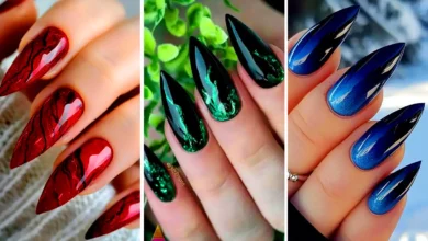ژلیش ناخن بادامی شیک (جدیدترین مدل های ترند امسال ۱۴۰۴ - ۲۰۲۵)