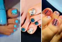 ژلیش ناخن خاص پا (جدیدترین مدل های ترند امسال ۱۴۰۴ - ۲۰۲۵)