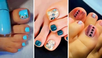ژلیش ناخن خاص پا (جدیدترین مدل های ترند امسال ۱۴۰۴ - ۲۰۲۵)