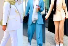 کت و شلوار ساده و باکلاس زنانه (جدیدترین مدل های ترند امسال ۱۴۰۴ - ۲۰۲۵)