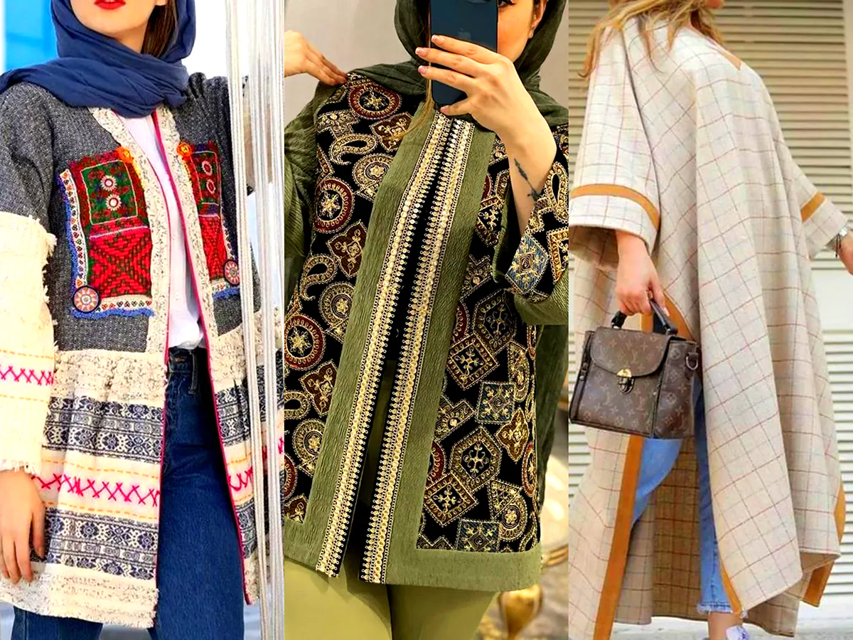 کت پائیزی فانتزی رنگی (جدیدترین مدل های ترند امسال ۱۴۰۴ - ۲۰۲۵)