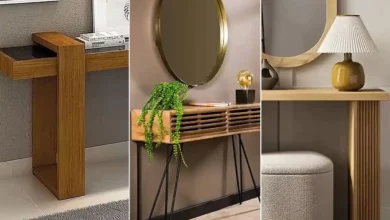 کنسول جدید و مدرن چوبی (جدیدترین مدل های ترند امسال ۱۴۰۴ - ۲۰۲۵)
