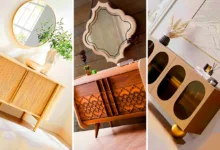 کنسول چوبی روستیک (جدیدترین مدل های ترند امسال ۱۴۰۴ - ۲۰۲۵)
