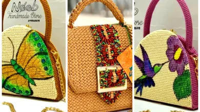 کیف منجوق دوزی مدرن (جدیدترین مدل های ترند امسال ۱۴۰۴ - ۲۰۲۵)