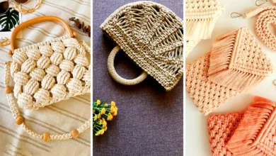 کیف مکرومه کاربردی (جدیدترین مدل های ترند امسال ۱۴۰۴ - ۲۰۲۵)