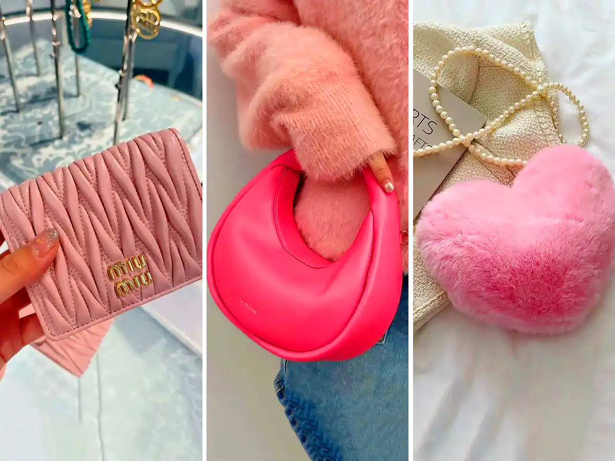 کیف پینترستی صورتی (جدیدترین مدل های ترند امسال ۱۴۰۴ - ۲۰۲۵)