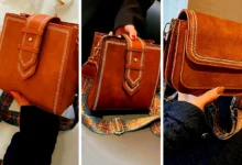 کیف چرمی دست دوز قهوه ای (جدیدترین مدل های ترند امسال ۱۴۰۴ - ۲۰۲۵)