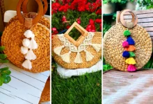 کیف گرد حصیری (جدیدترین مدل های ترند امسال ۱۴۰۴ - ۲۰۲۵)