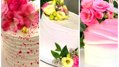 کیک ساده طرح گل (جدیدترین مدل های ترند امسال ۱۴۰۴ - ۲۰۲۵)