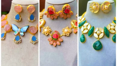 گردنبند سنگ اصل مصری (جدیدترین مدل های ترند امسال ۱۴۰۴ - ۲۰۲۵)