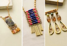 گردنبند سنگی قیمتی لوکس (جدیدترین مدل های ترند امسال ۱۴۰۴ - ۲۰۲۵)