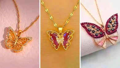 گردنبند پروانه ای ظریف و یونیک (جدیدترین مدل های ترند امسال ۱۴۰۴ - ۲۰۲۵)