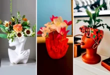 گلدان فانتزی کیوت رومیزی (جدیدترین مدل های ترند امسال ۱۴۰۴ - ۲۰۲۵)