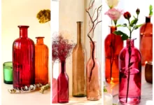 گلدون شیشه ای رنگی (جدیدترین مدل های ترند امسال ۱۴۰۴ - ۲۰۲۵)