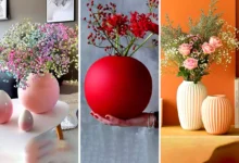 گلدون مینیمال مدرن پینترستی (جدیدترین مدل های ترند امسال ۱۴۰۴ - ۲۰۲۵)