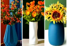گلدون گل طبیعی دکوری (جدیدترین مدل های ترند امسال ۱۴۰۴ - ۲۰۲۵)