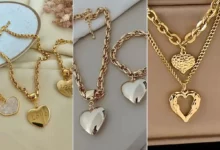 گلوبند طلا قلبی شیک و خاص (جدیدترین مدل های ترند امسال ۱۴۰۴ - ۲۰۲۵)