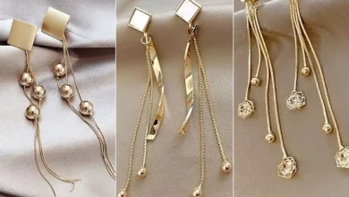 گوشواره آویز طلا شکیل (جدیدترین مدل های ترند امسال ۱۴۰۴ - ۲۰۲۵)