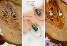 گوشواره آویز مدرن و لوکس (جدیدترین مدل های ترند امسال ۱۴۰۴ - ۲۰۲۵)