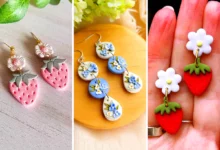 گوشواره آویز پلیمری (جدیدترین مدل های ترند امسال ۱۴۰۴ - ۲۰۲۵)