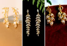گوشواره آویز گندمی (جدیدترین مدل های ترند امسال ۱۴۰۴ - ۲۰۲۵)