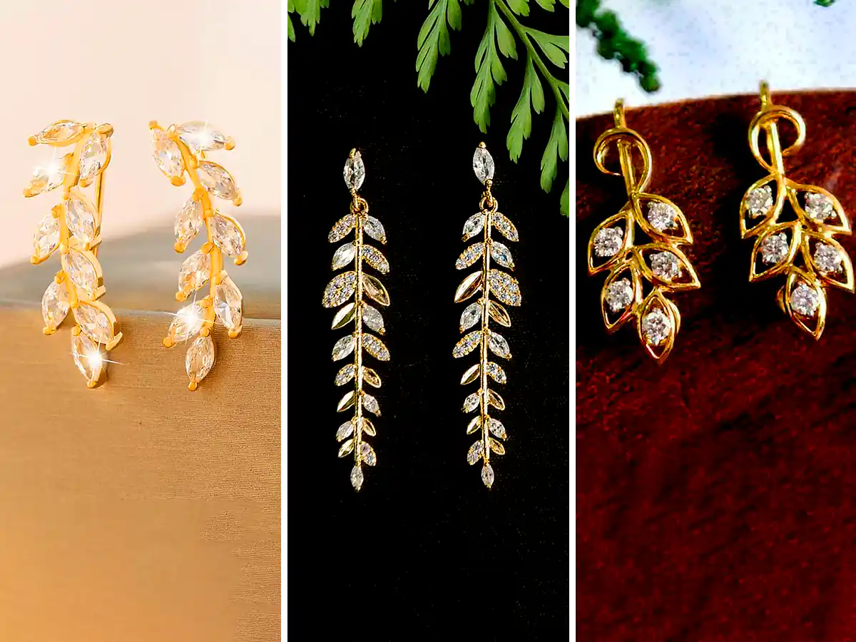گوشواره آویز گندمی (جدیدترین مدل های ترند امسال ۱۴۰۴ - ۲۰۲۵)
