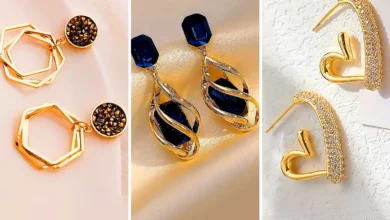 گوشواره استیل بلند درخشان (جدیدترین مدل های ترند امسال ۱۴۰۴ - ۲۰۲۵)