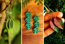 گوشواره برگ فانتزی (جدیدترین مدل های ترند امسال ۱۴۰۴ - ۲۰۲۵)