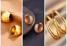 گوشواره تک و جدید طلا (جدیدترین مدل های ترند امسال ۱۴۰۴ - ۲۰۲۵)