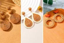 گوشواره حصیری گرد (جدیدترین مدل های ترند امسال ۱۴۰۴ - ۲۰۲۵)