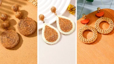 گوشواره حصیری گرد (جدیدترین مدل های ترند امسال ۱۴۰۴ - ۲۰۲۵)