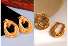 گوشواره حلقه ای خاص و شیک (جدیدترین مدل های ترند امسال ۱۴۰۴ - ۲۰۲۵)